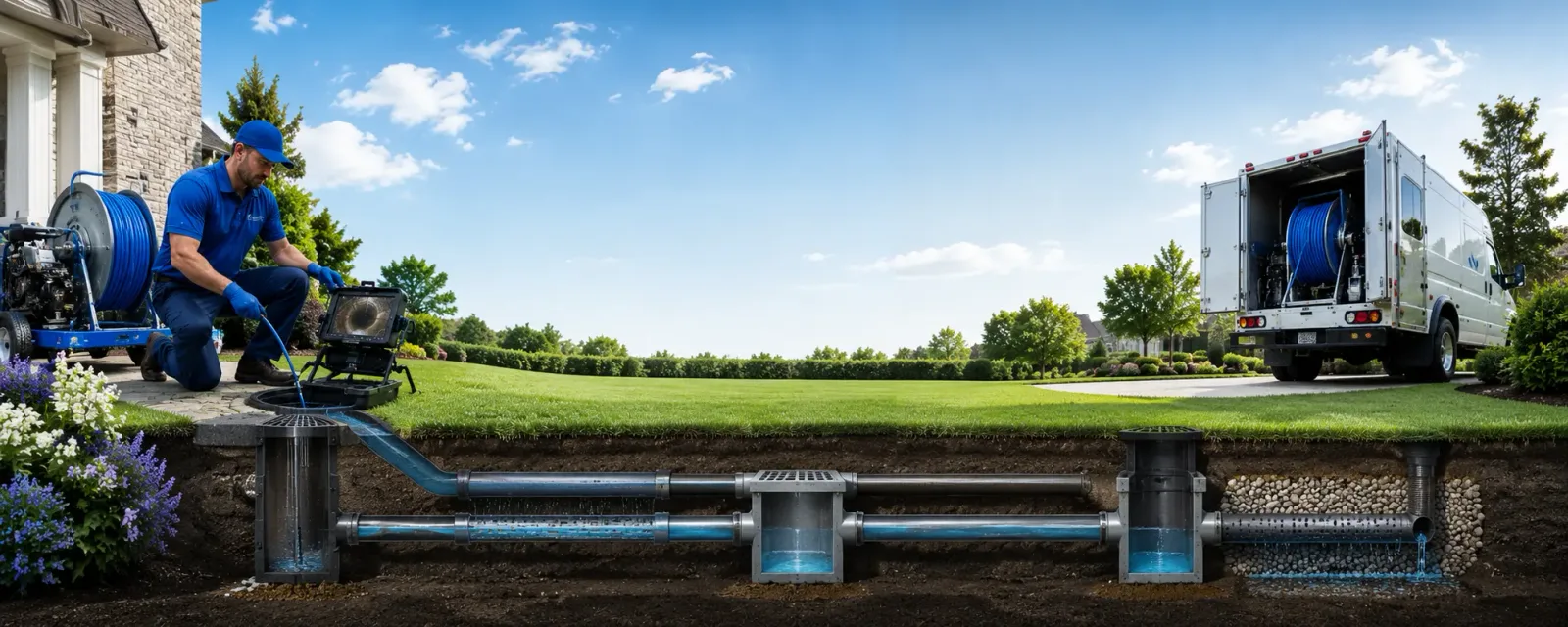 Outdoor drain cleaning information for Urbandale, IA